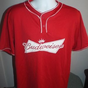 Vintage Mens Budweiser Pullover Jersey XL